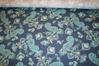 'Paisley Blu' Bomuld