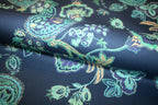 'Paisley Blu' Bomuld