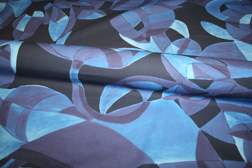 3 m. bomuld med abstrakt print*