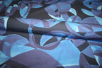 3 m. bomuld med abstrakt print*