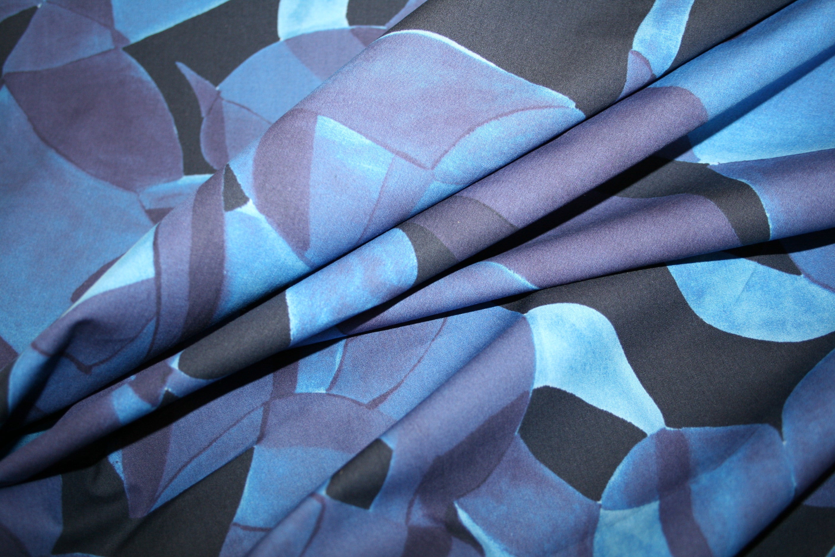 3 m. bomuld med abstrakt print*