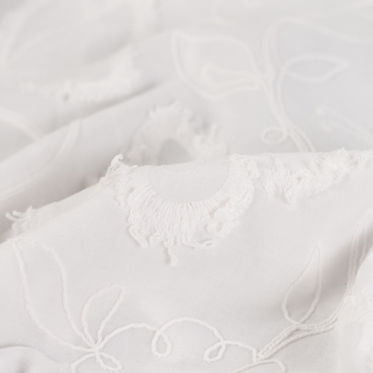 'Butterfly Embroidery' Bomuld