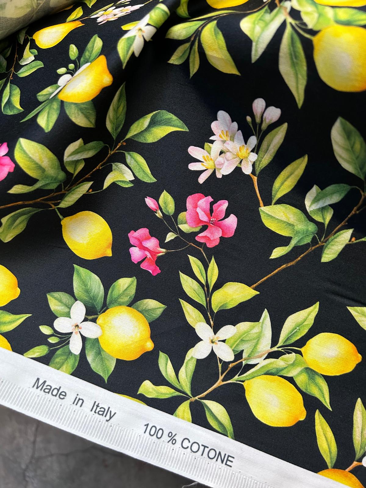 ‘Limone Nero’ Bomuld