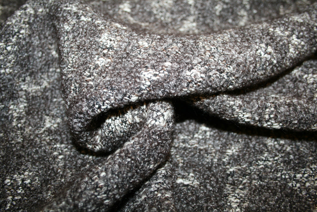 Terra Alpina - gråbrun bouclé med uld