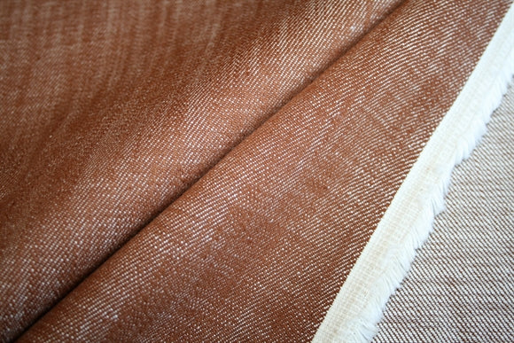 Stofrest 1,25 m. karamel denim