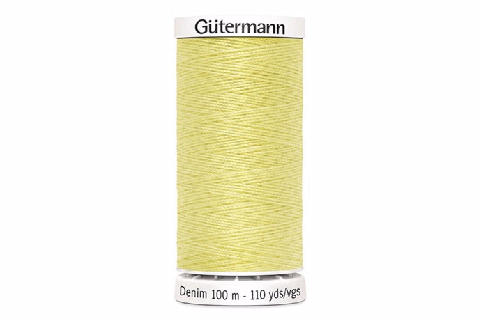 Sytråd denim (gul)