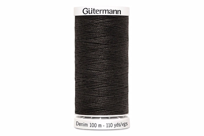 Mørkebrun denim sytråd til jeansstikninger | Gütermann