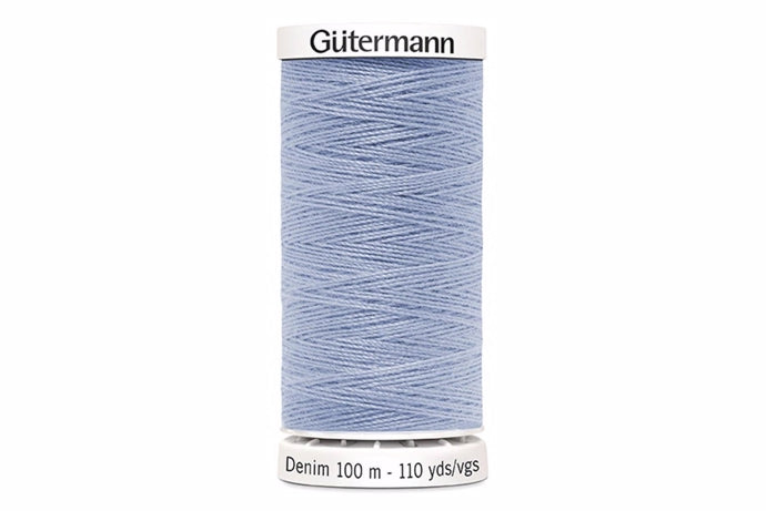 Lyseblå denim sytråd til jeansstikninger | Gütermann