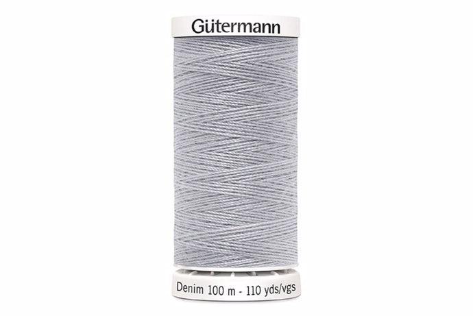 Lysegrå denim sytråd til jeansstikninger | Gütermann