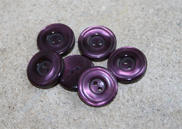 Violet 15 mm. 2-huls knap