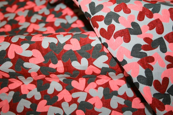 'Hearts' Jacquard