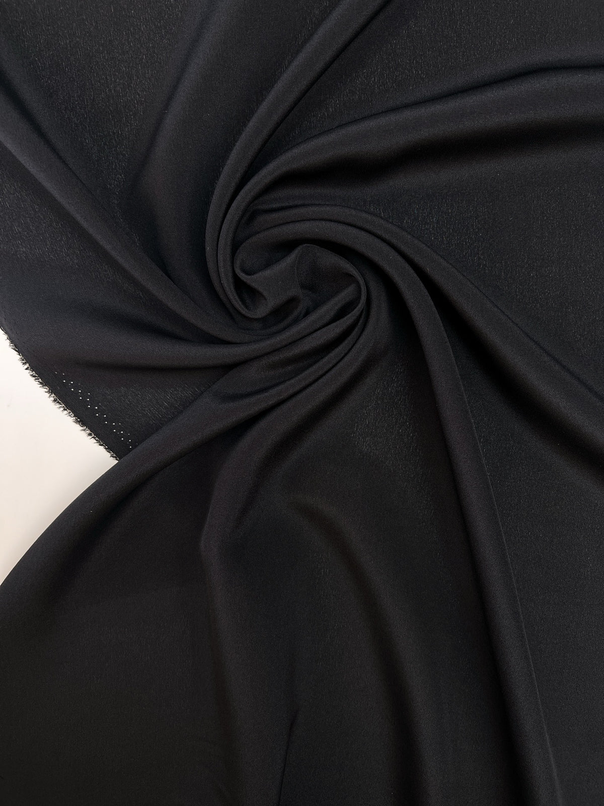 Crepe Noir - 100% silke