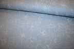 'Flowers Jacquard Denim' Bomuld