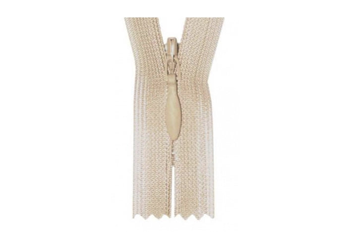 Beige YKK lynlås (60 cm.)