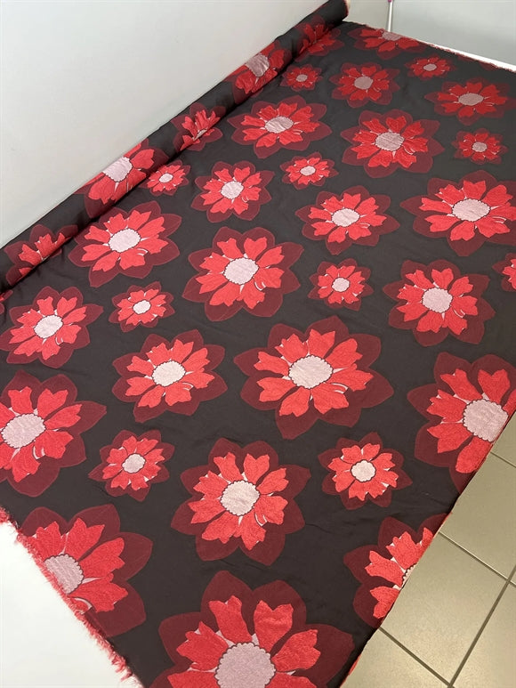 'Rosso Grande Fiori' Fil Coupé