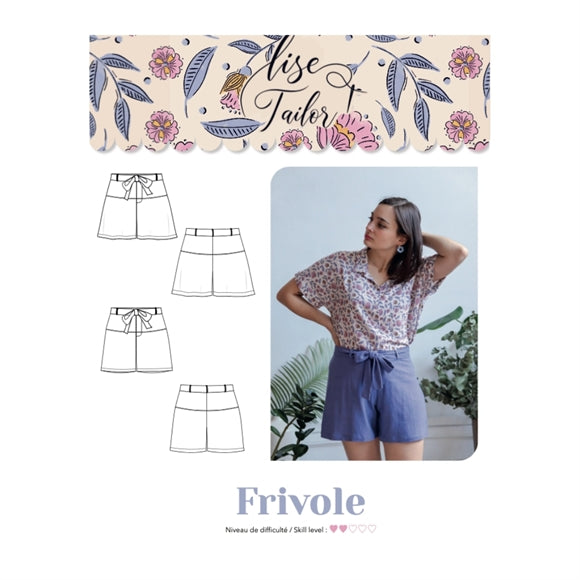 'Frivole' shorts symønster