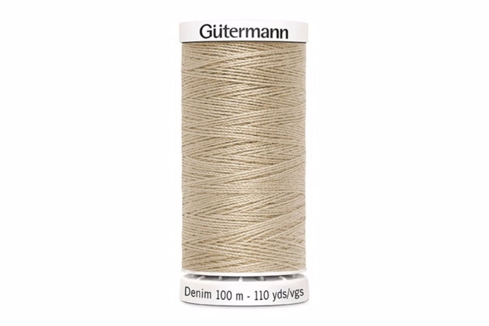 Sand denim sytråd til jeansstikninger | Gütermann