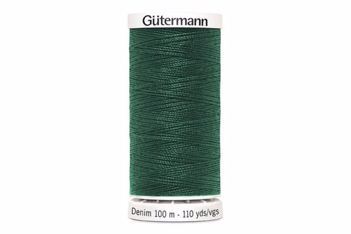Grøn denim sytråd til jeansstikninger | Gütermann