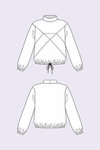 'Gemma' maxi-kjole og sweater symønster