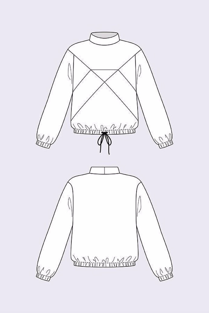 'Gemma' maxi-kjole og sweater symønster