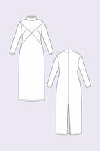 'Gemma' maxi-kjole og sweater symønster