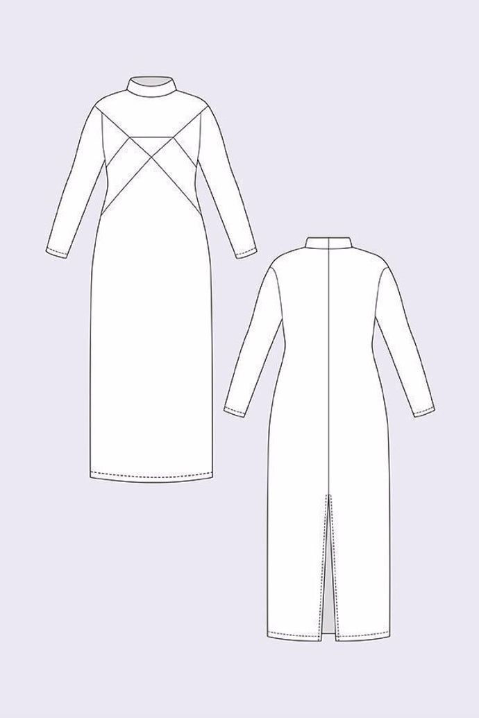 'Gemma' maxi-kjole og sweater symønster