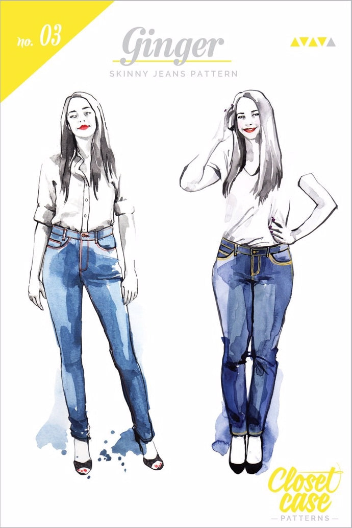 'Ginger' jeans symønster (str. XS-XL)