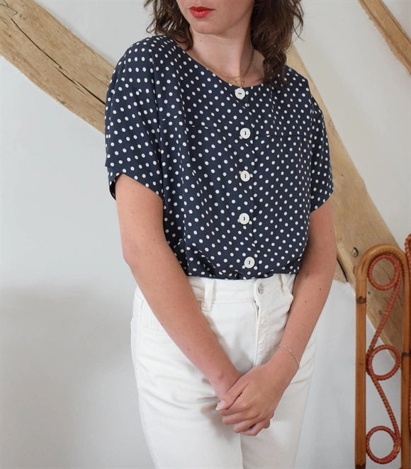 Girouette - symønster til bluse (str. XS-XL) | Cousette