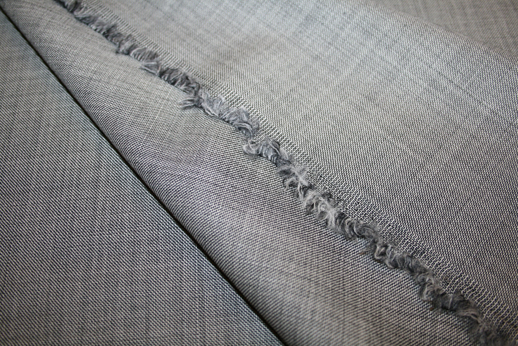 Grey Melange - uld -og silkeblanding