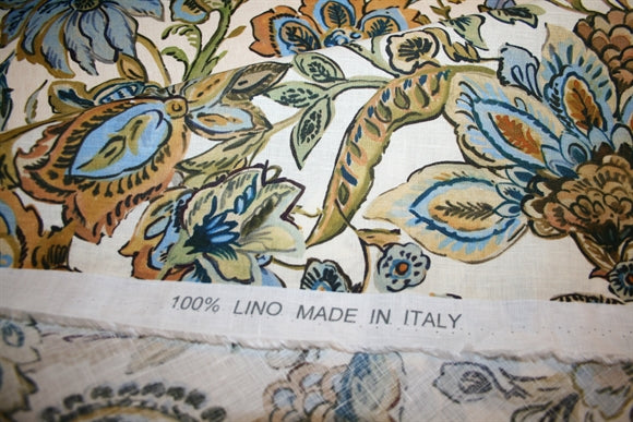 'Paisley Barocco Bosco' Hør