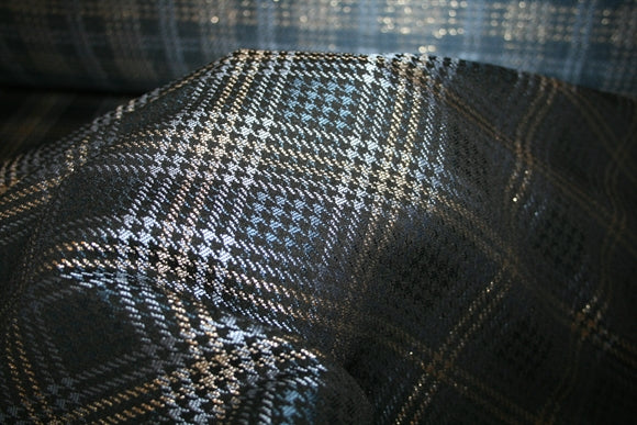 'Houndstooth Oro' Jacquard