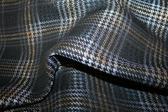 'Houndstooth Oro' Jacquard
