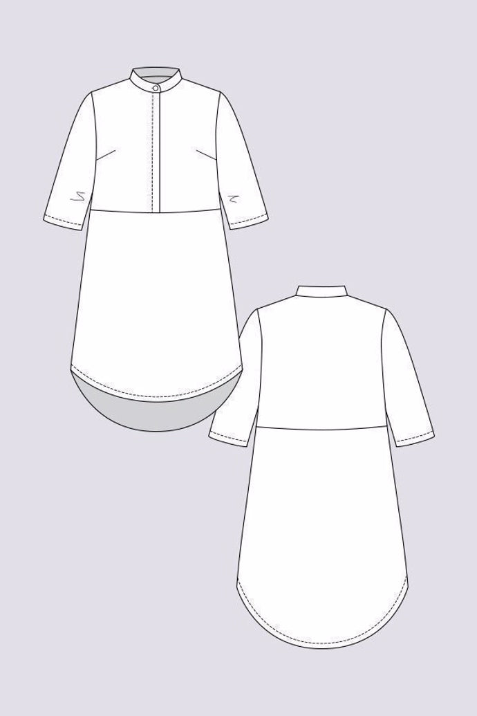 'Helmi' tunika & bluse symønster