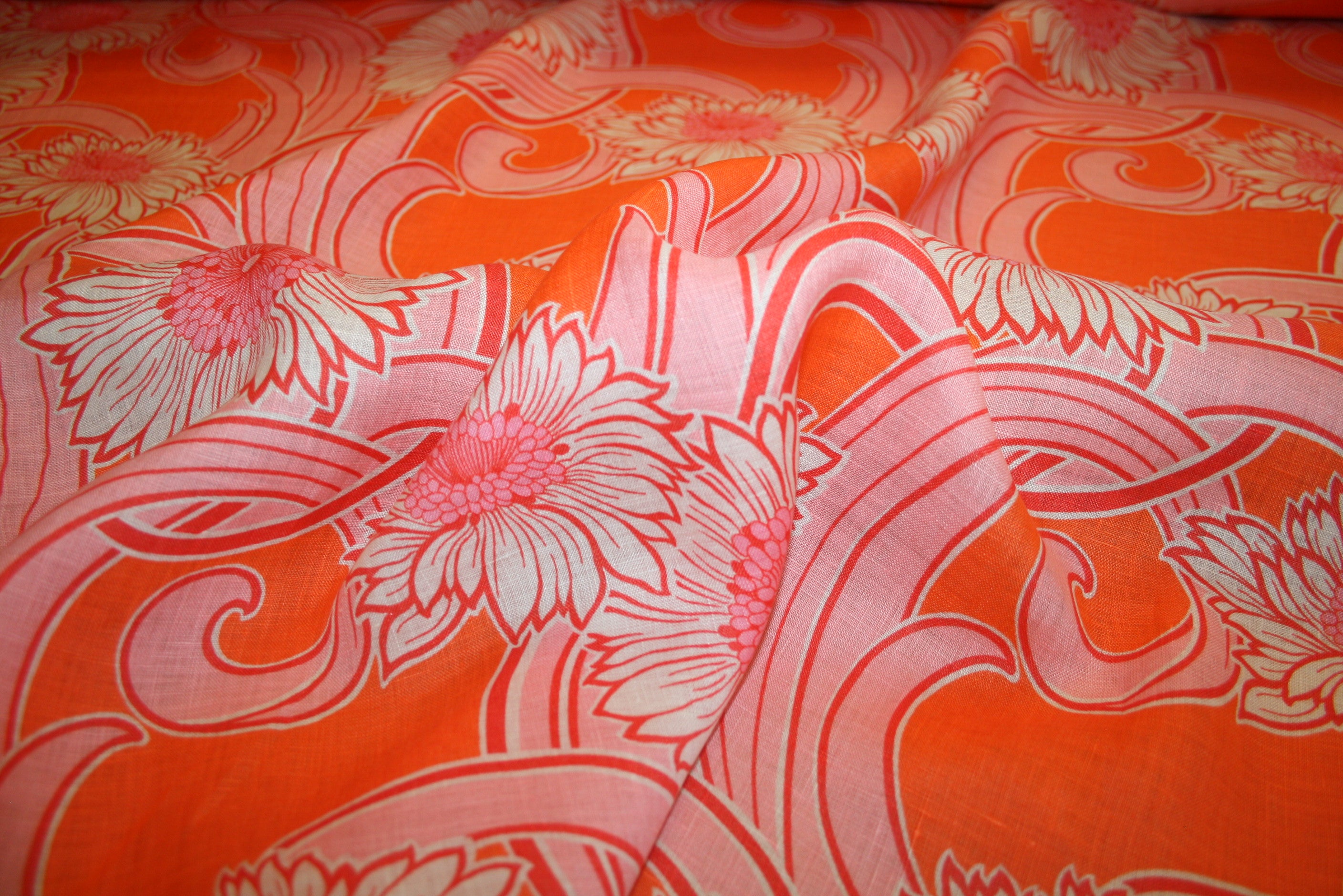 Fiori Arancio - 100% hør