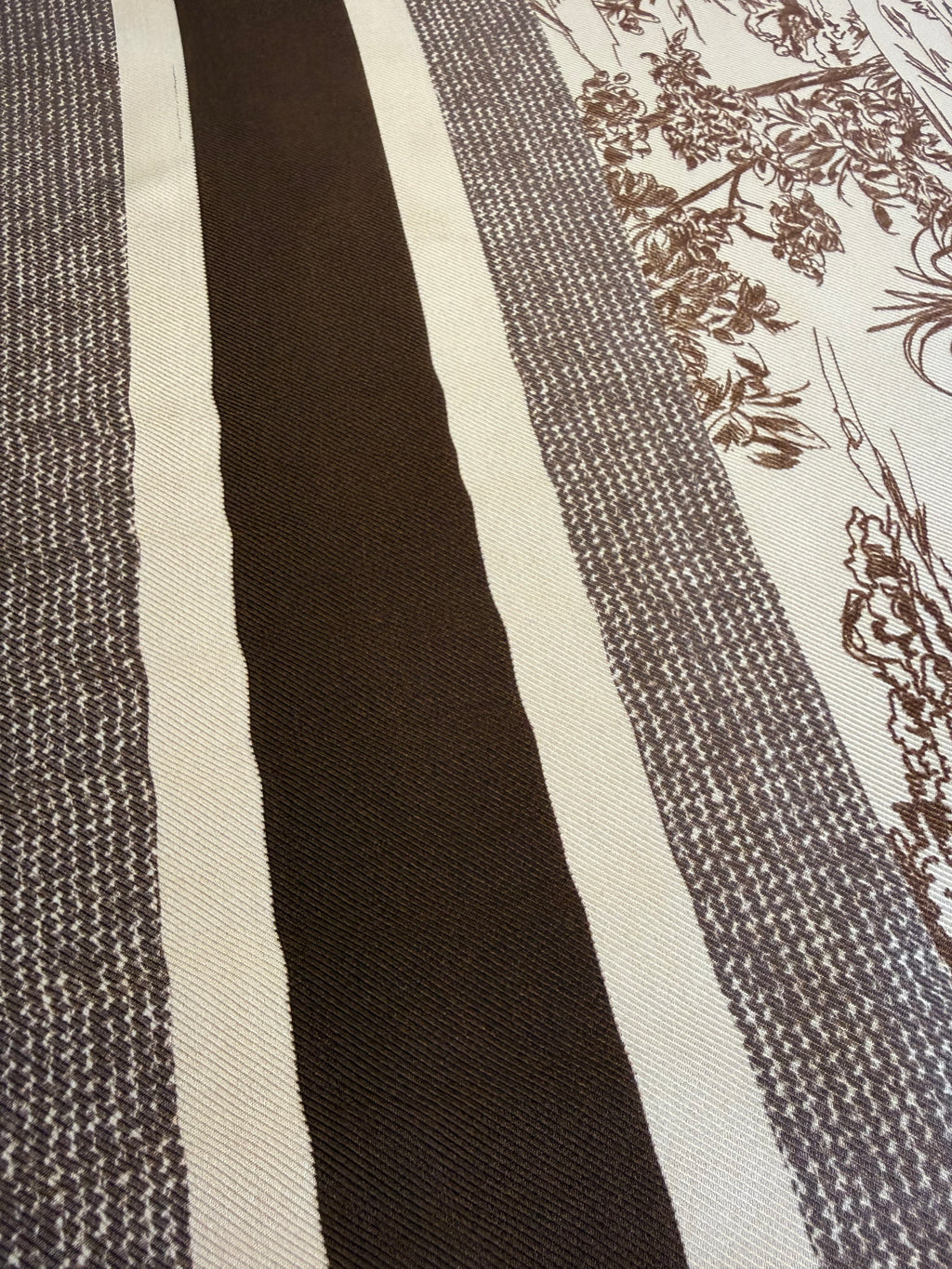 'Scarf Foulard Marrone' Silke (2. sortering)*