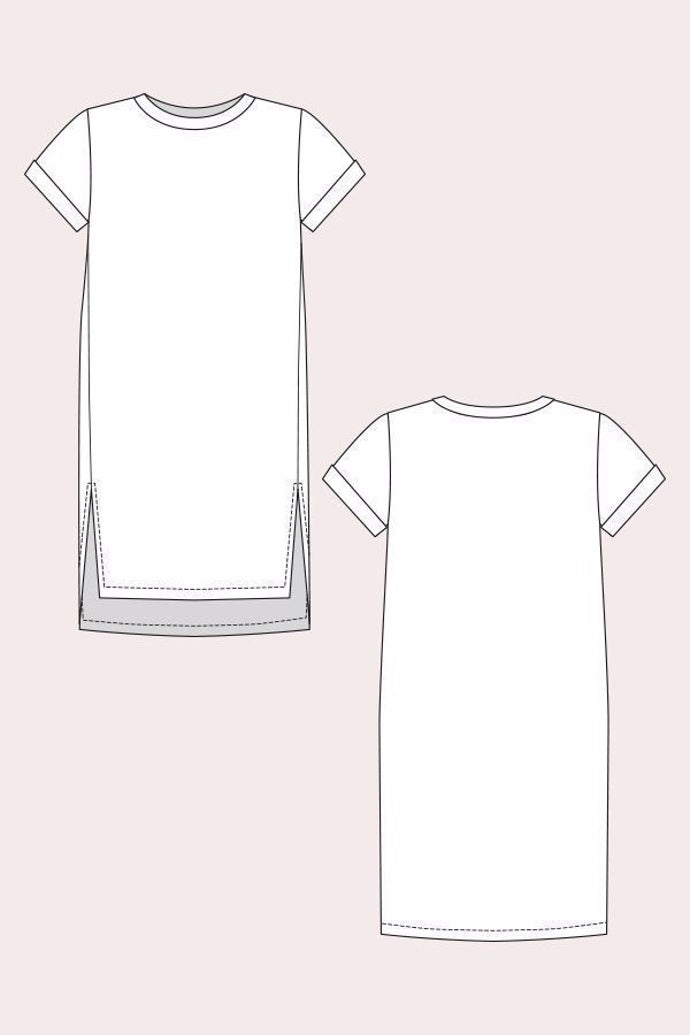 'Inari' kjole og t-shirt symønster