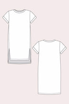 'Inari' kjole og t-shirt symønster
