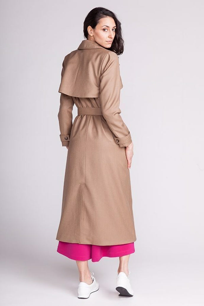 Isla Trench Coat  – symønster til frakke (str. 32–56) | Named