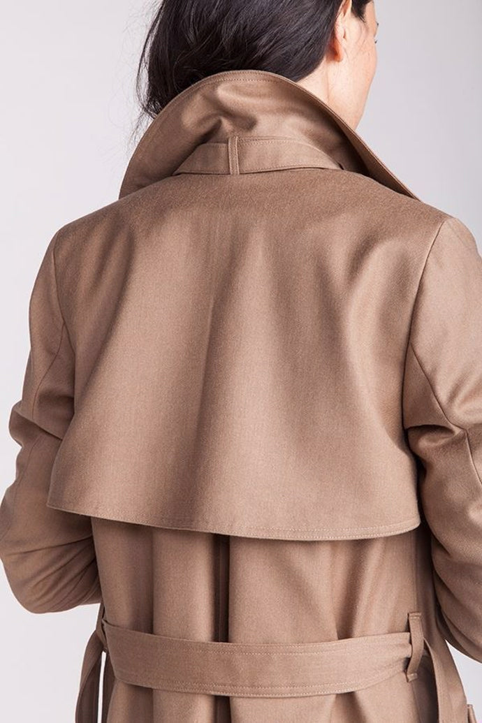 Isla Trench Coat  – symønster til frakke (str. 32–56) | Named