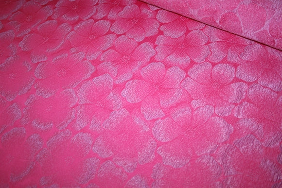 'Pink Fiori' Jacquard