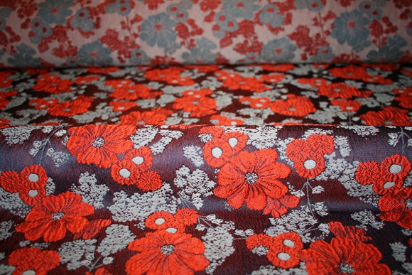 'Arancio Fiori' Jacquard