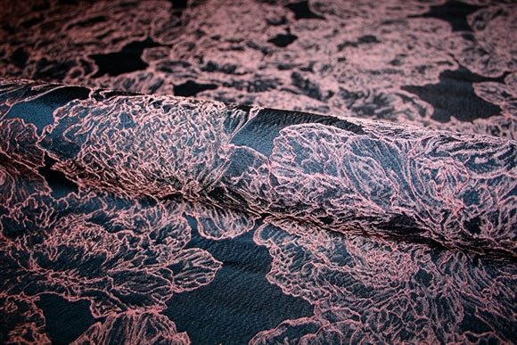 'Rosa Fiori' Jacquard