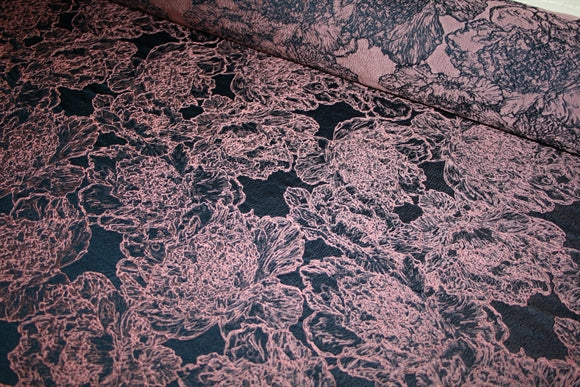 'Rosa Fiori' Jacquard