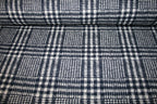 'Karo Blu Jacquard' Bomuld