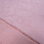 2,9 m. lyserød jacquard med hjerter