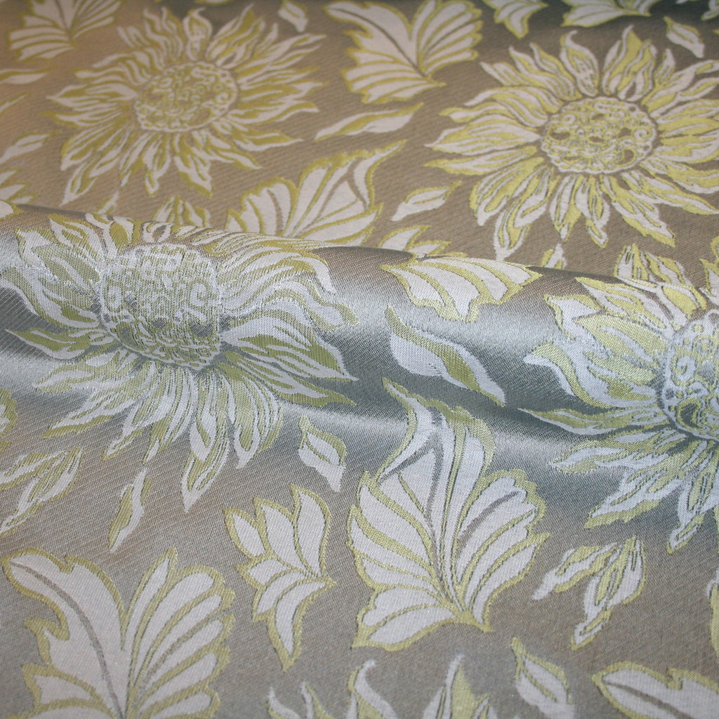 Lime Fiori Jacquard