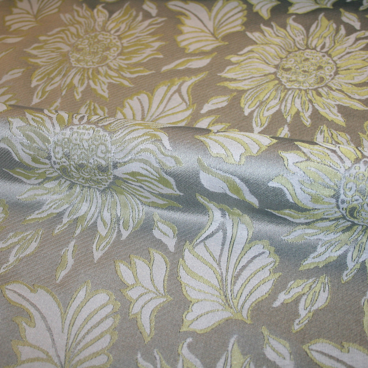 Lime Fiori Jacquard