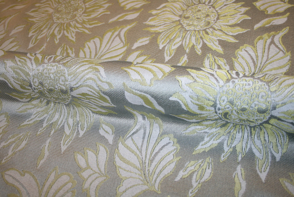 Lime Fiori Jacquard