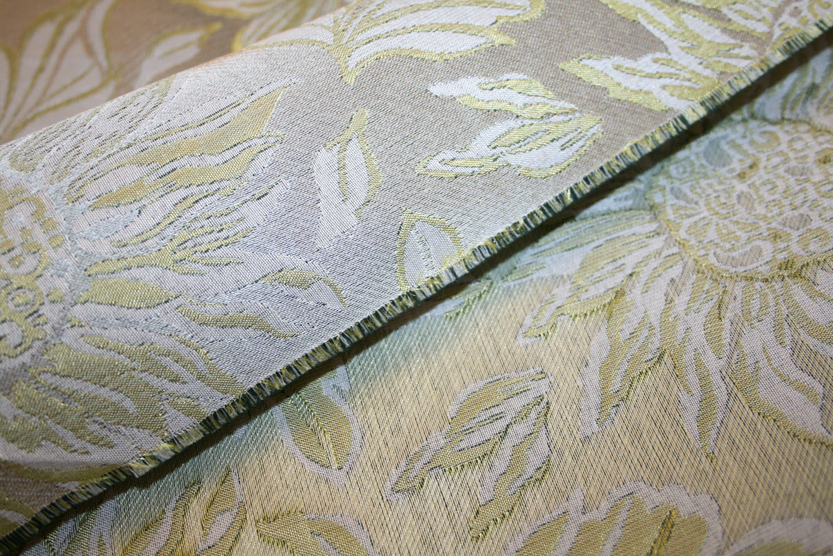 Lime Fiori Jacquard