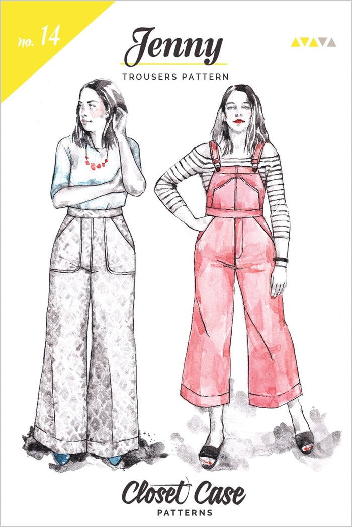 'Jenny' overalls og bukser symønster